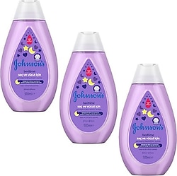 Johnson's Baby Bedtime Bebek Şampuanı 500 ml 3 Adet