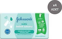 Johnson's Baby Sütlü Bebek Sabunu 90 gr 4 Adet