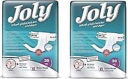 Joly Belbantlı Ekstra Büyük Boy XL 30'lu 2 Adet Hasta Bezi