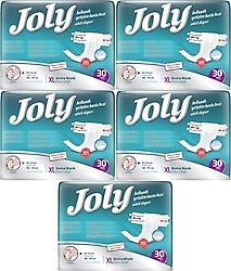Joly Belbantlı Ekstra Büyük Boy XL 30'lu 5 Adet Hasta Bezi