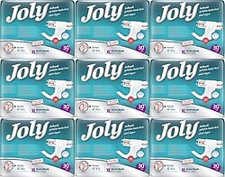 Joly Belbantlı Ekstra Büyük Boy XL 30'lu 9 Adet Hasta Bezi