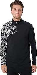 Joma Premium Training 9212328 Yarım Fermuarlı Siyah Erkek Eşofman Üstü