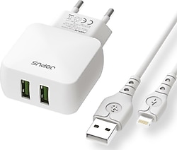 Jopus Dualm 2.4A Lightning Kablolu Ev Şarj Cihazı