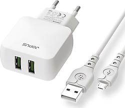 Jopus Dualm 2.4A Micro USB Kablolu Ev Şarj Cihazı