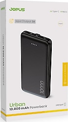 Jopus Urban JP-P10 10000 mAh Hızlı Şarj Powerbank