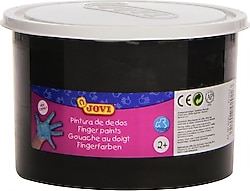 Jovi 500 ml Kavanoz Parmak Boyası Siyah