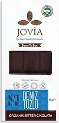 Jovia Organik Deniz Tuzlu %70 Bitter Çikolata 85 gr