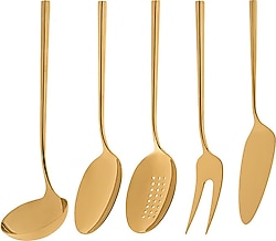 Jumbo 1001 Titanyum Gold 5 Parça Servis Seti