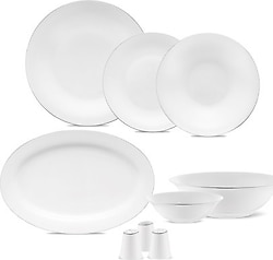 Jumbo Merlem Platin 55 Parça 12 Kişilik Yemek Takımı