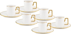Jumbo Sorin-100 Gold 12 Parça 6 Kişilik Kahve Fincan Takımı