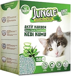 Jungle Aktif Karbon Aloe Vera Kokulu 6 lt Kedi Kumu