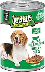 Jungle Biftek ve Sebzeli 415 gr Yetişkin Köpek Konservesi