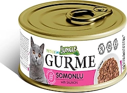 Jungle Gurme Somonlu 85 gr Yetişkin Konserve Kedi Maması