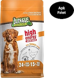 Jungle High Energy Tavuklu 1 kg Yetişkin Köpek Maması - Açık Paket