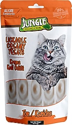 Jungle Ton Balıklı ve Karidesli 5x14 gr Krema Kedi Ödül Maması