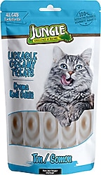 Jungle Ton Balıklı ve Somonlu 5x14 gr Krema Kedi Ödül Maması