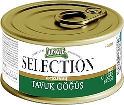 Jungle Selection Tiftiklenmiş Tavuklu 70 gr Yetişkin Konserve Kedi Maması