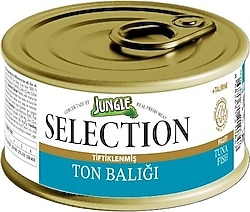 Jungle Selection Tiftiklenmiş Ton Balıklı 70 gr Yetişkin Konserve Kedi Maması
