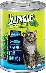 Jungle Ton Balıklı 415 gr Yetişkin Konserve Kedi Konservesi