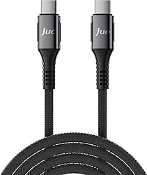 Juo JCBK102 100 W 2 m Type-C to Type-C Hızlı Şarj Kablosu