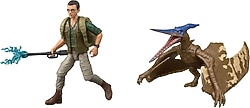 Jurassic World Rebith İnsan ve Dinozor Figürü JGB82