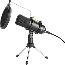 Jwin MIC-300 Stand ve Pop Filtreli Profesyonel Youtuber Mikrofonu