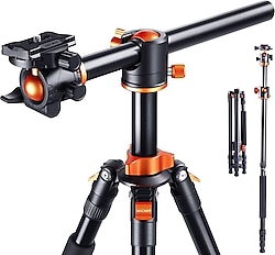 K&F Concept SA254T3 Profesiyonel Alüminyum Tripod