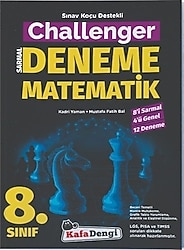 Kafa Dengi Yayınları 8. Sınıf LGS Challenger Matematik Sarmal Deneme