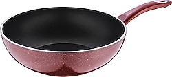 Kahramanlar Kiremit 28 cm Teflon Wok Tava