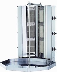 Kalitegaz KLG143-V 3+3 Radyanlı Gazlı Döner Makinesi