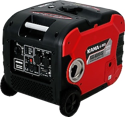 Kama KGL4000ISE 4 kVA İpli/Marşlı Inverter Benzinli Jeneratör