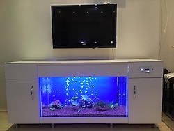 Kanki Pet Led Dizayn Akvaryum TV Ünitesi KP160TVLED