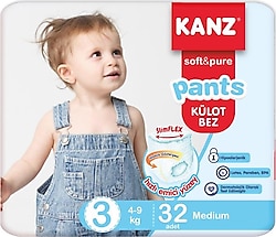 Kanz 3 Numara Medium 32'li Külot Bez