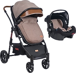 Kanz D-Go Bej Travel Sistem Bebek Arabası