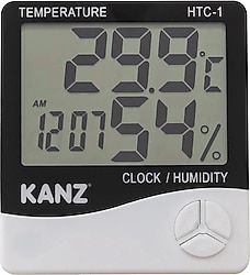 Kanz HTC-1 Sıcaklık ve Nem Ölçer Termometre