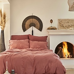 Karaca Home 4 Element Terracotta Tek Kişilik Nevresim Takımı Ateş