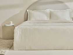 Karaca Home Alvin Beyaz 220x240 cm King Size Nevresim Takımı