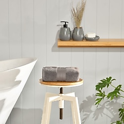 Karaca Home Aquasoft %100 Pamuk Havlu 50x90 cm Antrasit