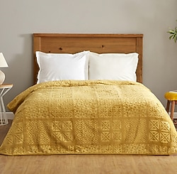 Karaca Home Blair Hardal Emboss 160x220 cm Tek Kişilik Battaniye