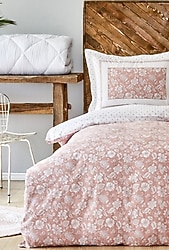 Karaca Home Celerina Pembe Fitted Pamuk Çift Kişilik Nevresim Takımı