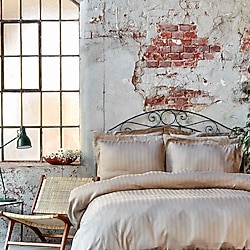 Karaca Home Charm Bold Çift Kişilik Nevresim Takımı Bej