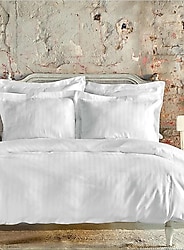 Karaca Home Charm Bold Çift Kişilik Nevresim Takımı Beyaz