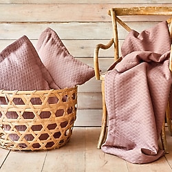 Karaca Home Charm Bold Tek Kişilik Yatak Örtüsü Seti Açık Mürdüm