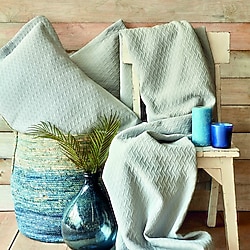 Karaca Home Charm Bold Tek Kişilik Yatak Örtüsü Seti Mavi