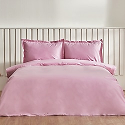 Karaca Home Cool Touch Stripe Pembe Çift Kişilik Nevresim Takımı