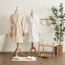 Karaca Home Glory Lurex 9 Parça Aile Bornoz Takımı