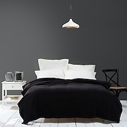 Karaca Home Joena Siyah 150x220 cm Tek Kişilik Battaniye