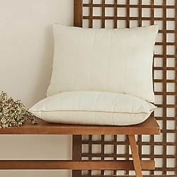 Karaca Home Kapitoneli 50x70 cm Yün Yastık