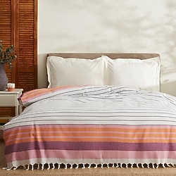 Karaca Home Luis Çift Kişilik Orange Peştemal Pike