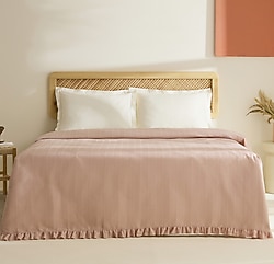 Karaca Home Maye Fırfırlı Çift Kişilik Pike